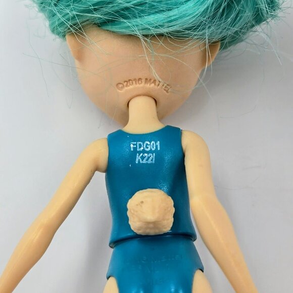 Doll Enchantimals Fluffy Bunny And Mop Figure Pet Mattel Brown Teal Hair Garden - Picture 8 of 9